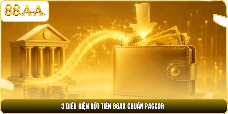 3 điều kiện rút tiền 88AA chuẩn PAGCOR